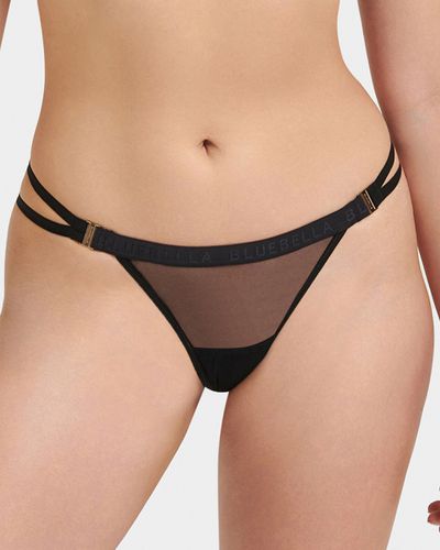 Oslo Thong Black - Bluebella - Modalova