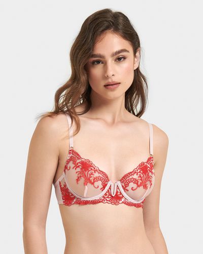 Marseille Bra Red/Pale PInk - Bluebella - Modalova