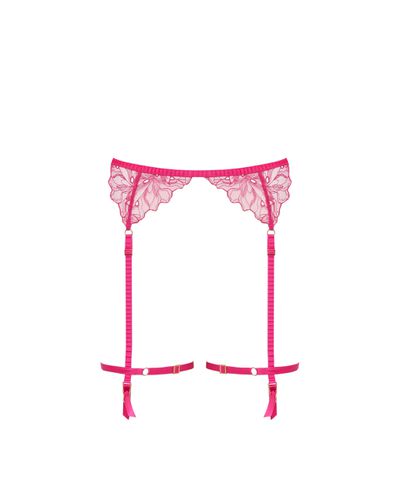 Astra Garter Belt Thigh Harness Fuchsia Pink - Bluebella - US - Modalova