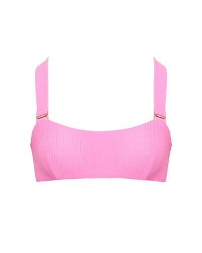 Lucerne Bandeau Bikini Top Pink - Bluebella - US - Modalova