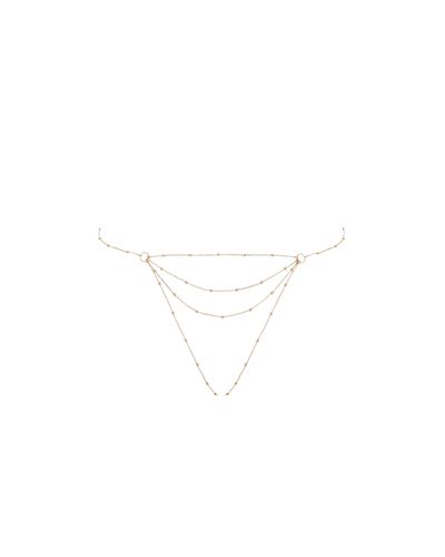 Bluebella Frida Open Thong Gold - M/L - Bluebella - US - Modalova