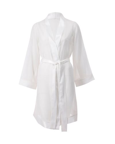 Bluebella Chiffon Kimono Ivory - L - Bluebella - Modalova