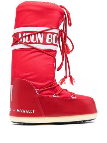 MOON BOOT - High Boot With Logo - Moon Boot - Modalova