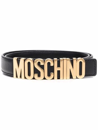 MOSCHINO - Leather Belt - Moschino - Modalova