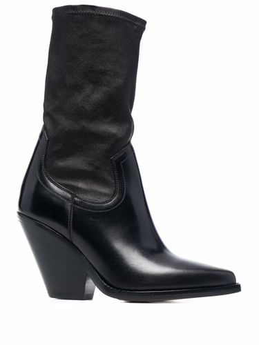 Leather Heel Ankle Boots - Isabel Marant - Modalova