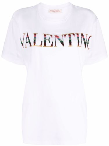 VALENTINO - Logo Cotton T-shirt - Valentino - Modalova