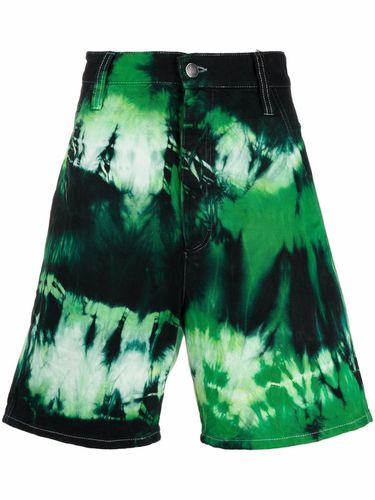 AMI PARIS - Tie&dye Denim Shorts - Ami Paris - Modalova