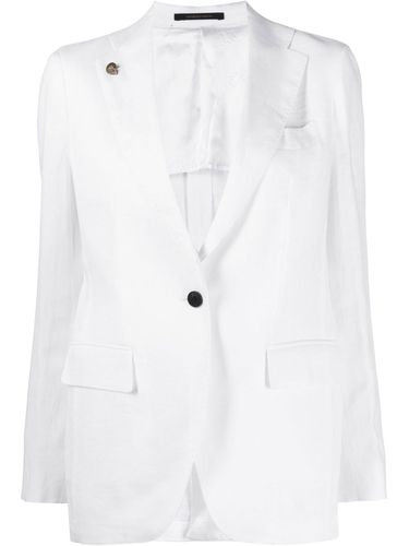 Linen Single Breasted Jacket - Gabriele Pasini - Modalova