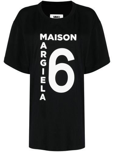 Logo Cotton T-shirt - MM6 Maison Margiela - Modalova