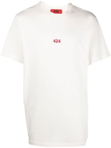 Logo Cotton T-shirt - 424 - Modalova