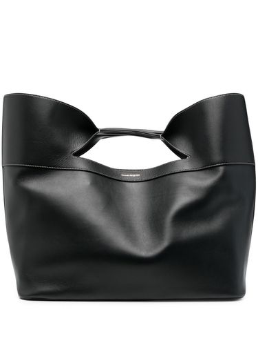 The Bow Large Leather Tote Bag - Alexander McQueen - Modalova