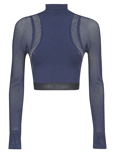 Mockneck Top With Logo - Palm Angels x Tessabit - Modalova