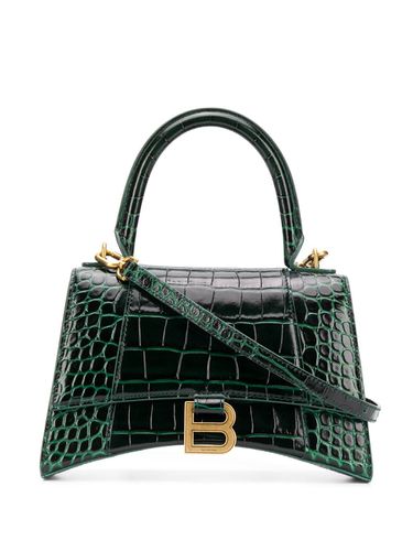 Hourglass Small Leather Handbag - Balenciaga - Modalova