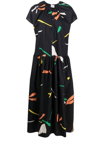 ALYSI - Long Printed Dress - Alysi - Modalova