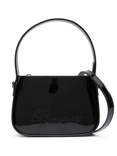 Logo Patent Leather Handbag - Blumarine - Modalova