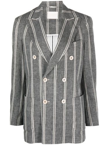 Striped Double-breasted Jacket - Circolo 1901 - Modalova