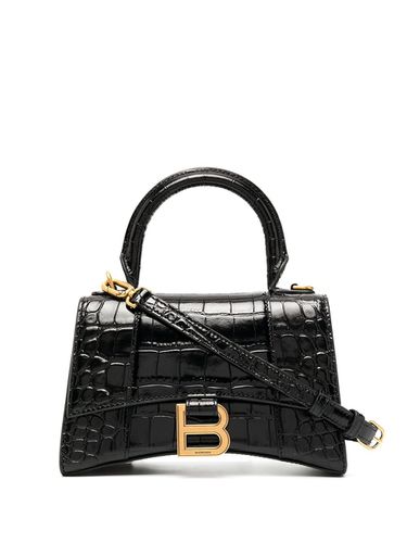 Hourglass Small Leather Top-handle Bag - Balenciaga - Modalova