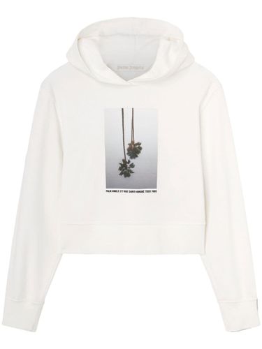 PALM ANGELS - Fitted Cotton Hoodie - Palm Angels - Modalova