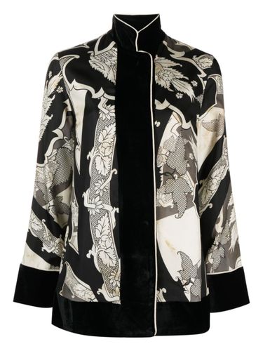 Printed Silk Jacket - For restless sleepers - Modalova