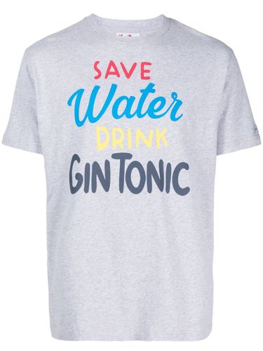 Save Water Drink Gin Tonic T-shirt - Mc2 Saint Barth - Modalova