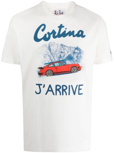 Cortina J'arrive Cotton T-shirt - Mc2 Saint Barth - Modalova