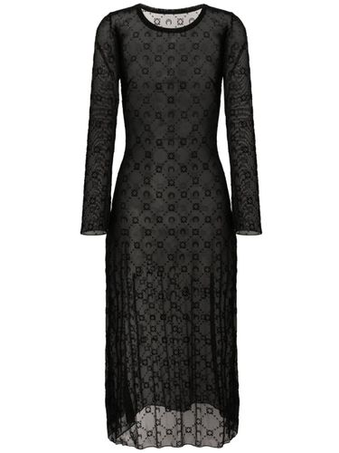 Moonogram Mesh Tube Dress - Marine Serre - Modalova