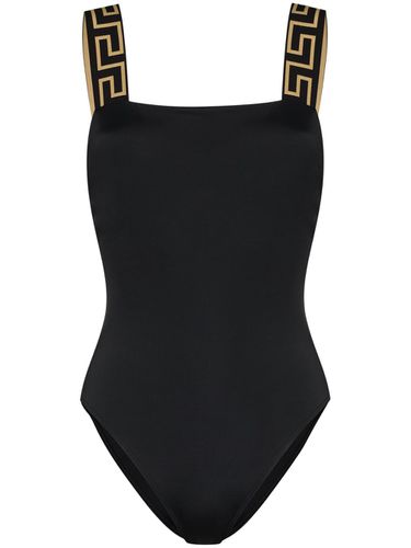 VERSACE - Greca-print Swimsuit - Versace - Modalova