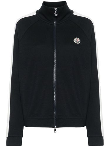 MONCLER - Cotton Zipped Sweatshirt - Moncler - Modalova