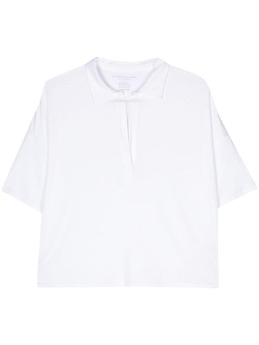 Oversized Viscose Polo Shirt - Majestic - Modalova