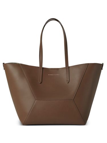 Leather Shopping Bag - Brunello Cucinelli - Modalova