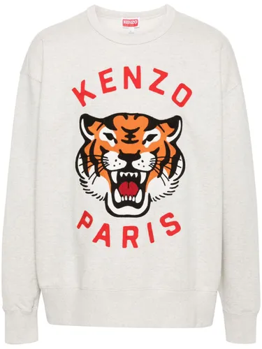 Lucky Tiger Cotton Sweatshirt - Kenzo - Modalova