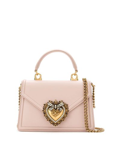 Devotion Small Leather Handbag - Dolce & Gabbana - Modalova