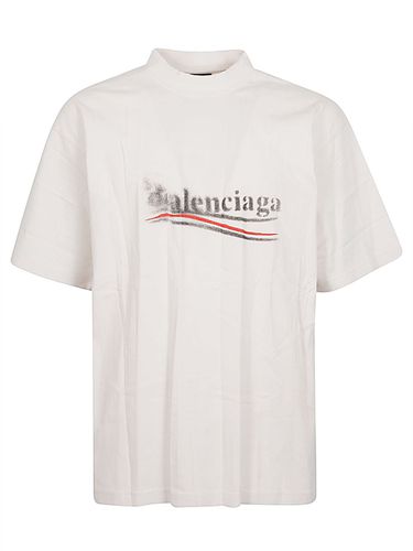 Political Stencil Cotton T-shirt - Balenciaga - Modalova