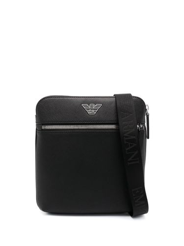 Small Leather Crossbody Bag - Emporio Armani - Modalova