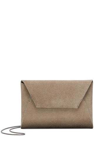 Envelope Bag With Shiny Shoulder Belt - Brunello Cucinelli - Modalova
