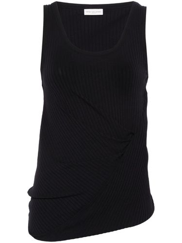 Ribbed Cotton Blend Tank Top - Dries Van Noten - Modalova