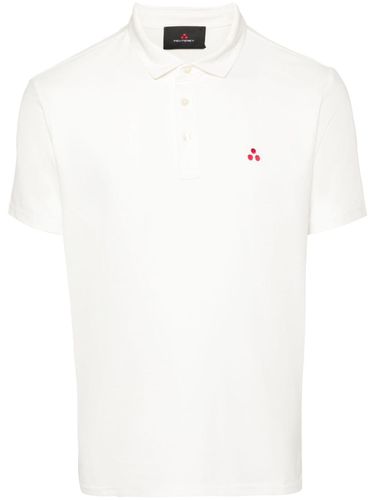 PEUTEREY - Logo Cotton Polo Shirt - Peuterey - Modalova