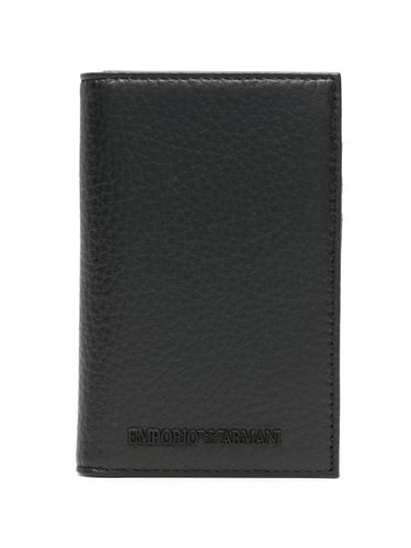 Leather Credit Card Case - Emporio Armani - Modalova
