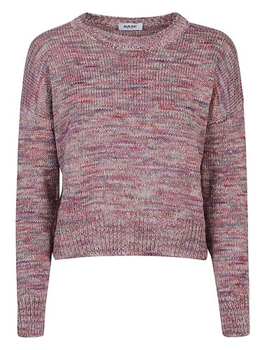 Cotton And Linen Blend Sweater - Base - Modalova