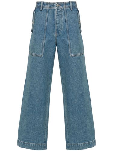 Workwear Denim Cotton Jeans - Maison Kitsune' - Modalova