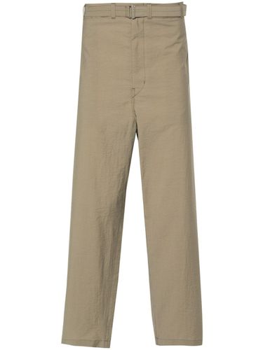 Cotton Belted Carrot Trousers - Lemaire - Modalova