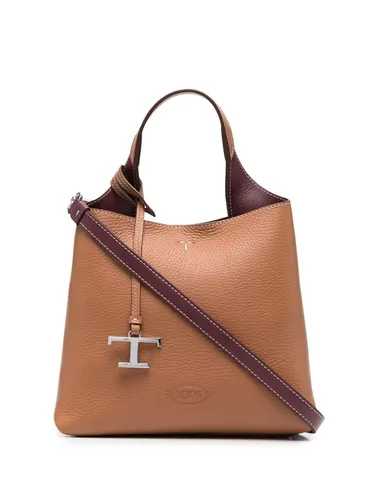 T Timeless Mini Leather Tote Bag - Tod's - Modalova