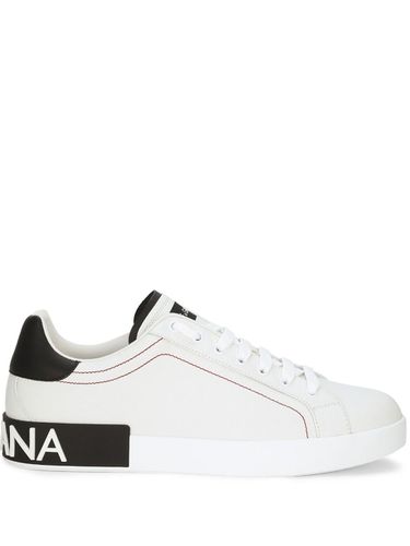 Portofino Leather Sneakers - Dolce & Gabbana - Modalova