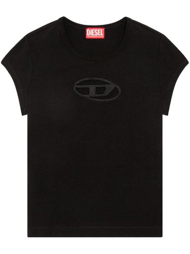 DIESEL - Logo Cotton T-shirt - Diesel - Modalova