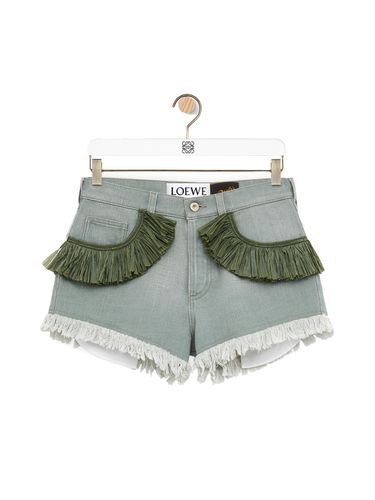 Frayed Denim Shorts - Loewe Paula's Ibiza - Modalova