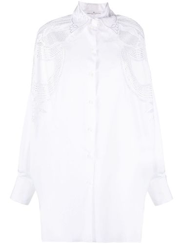 Oversized Cotton Shirt - Ermanno Scervino - Modalova