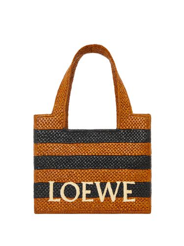 Loewe Font Medium Striped Raffia Tote Bag - Loewe Paula's Ibiza - Modalova