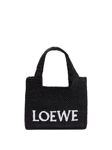 Loewe Font Raffia Mini Tote Bag - Loewe Paula's Ibiza - Modalova