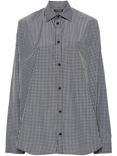 BALENCIAGA - Checked Cotton Shirt - Balenciaga - Modalova