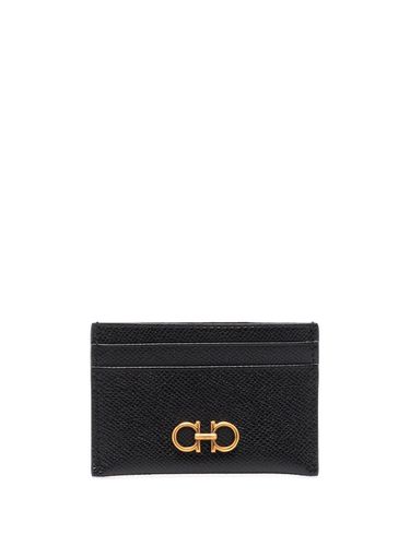 Gancini Leather Card Case - Ferragamo - Modalova